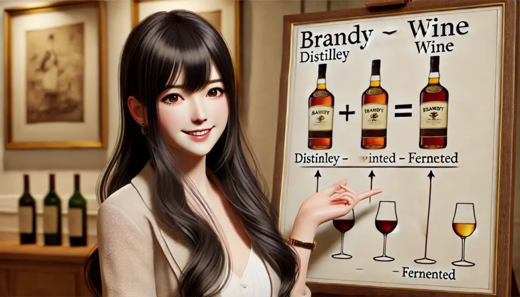 ブランデーの蒸留とは?ワインとの違い