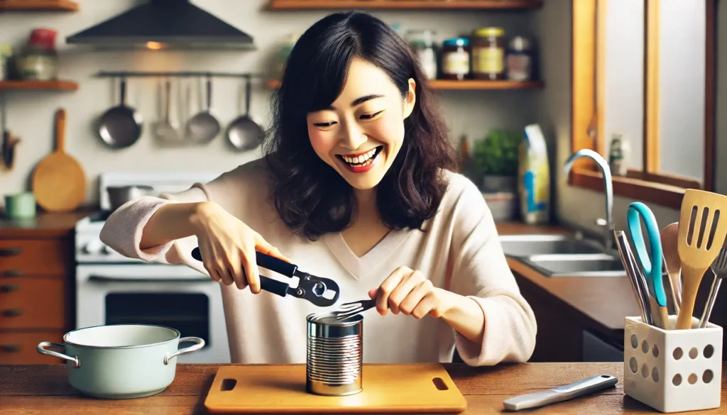 缶切りの代用アイテムで応急処置する方法