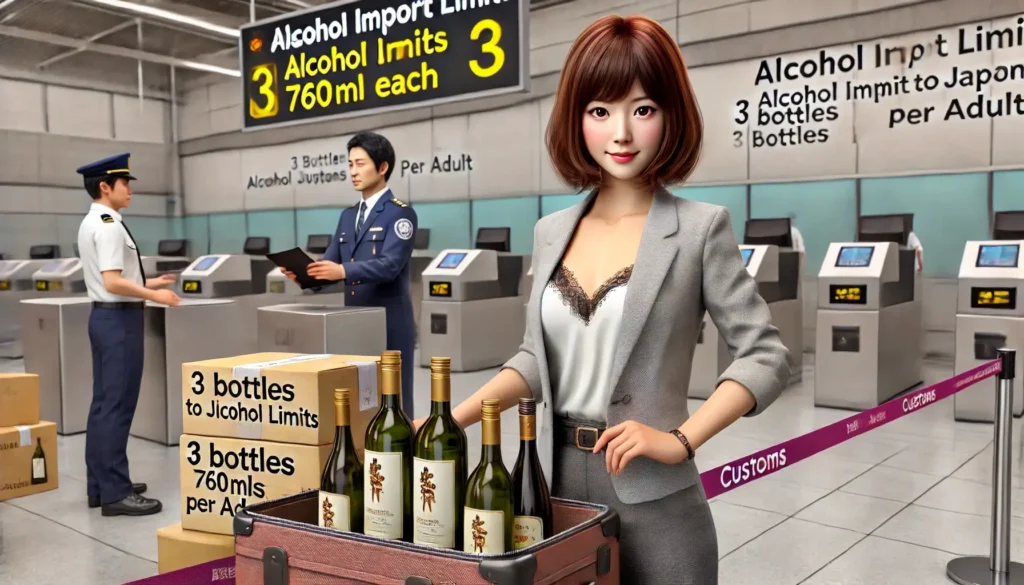日本に持ち込めるお酒の量とは