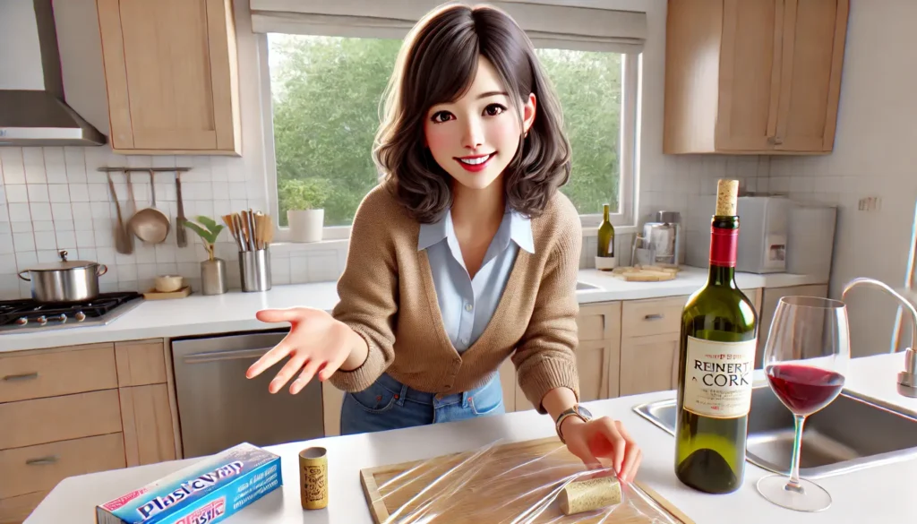 開封後コルク入らない場合のコツ
