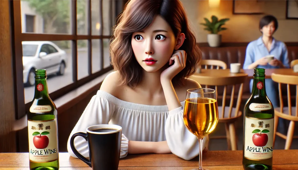 アップルワインとコーヒーの組み合わせ