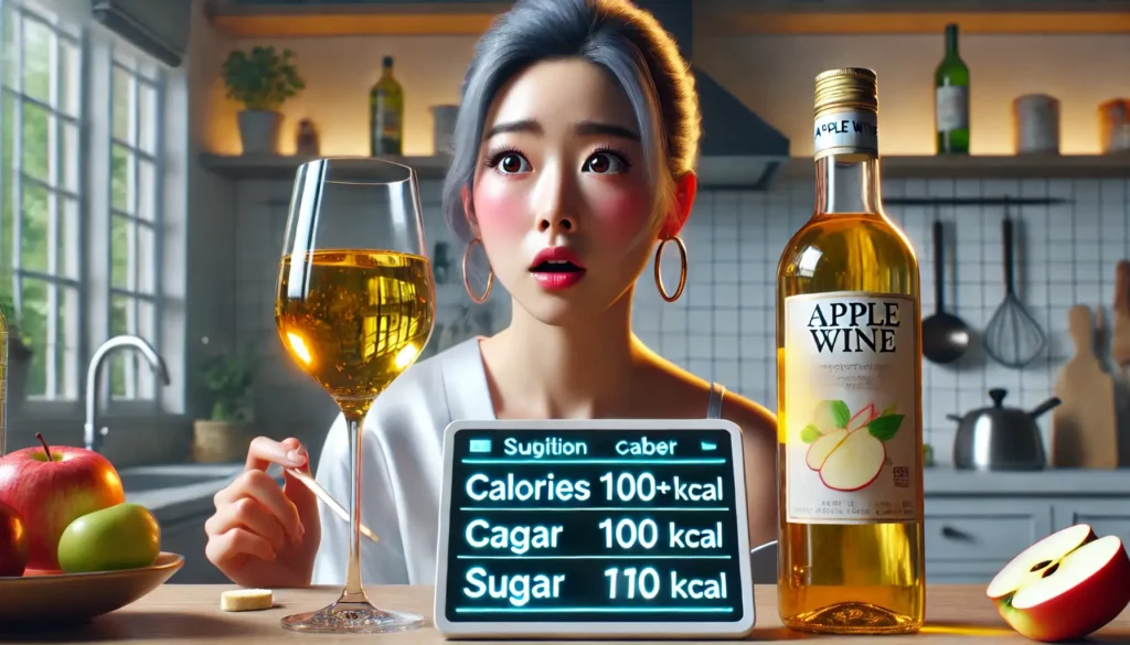 アップルワインの糖質とカロリーを解説